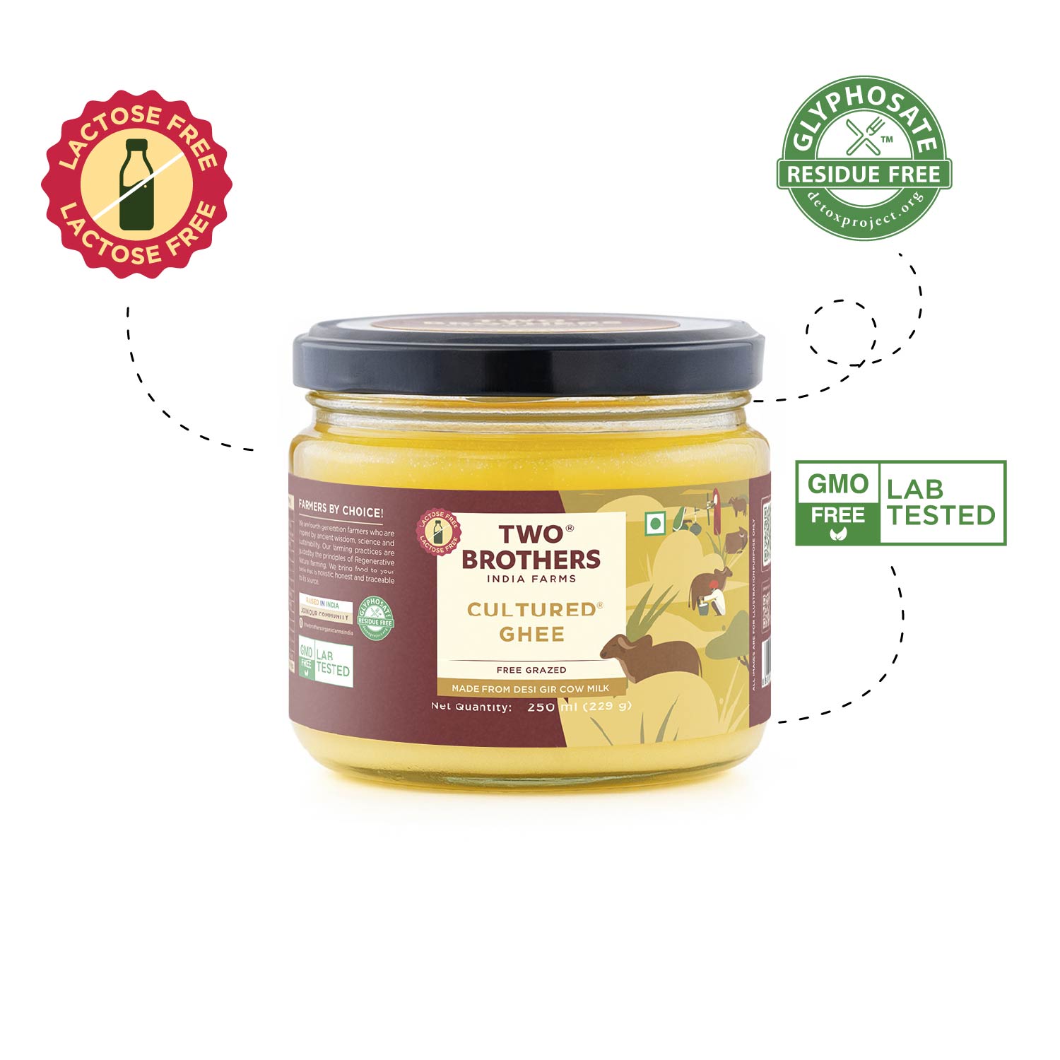 Desi Gir Cow Cultured Ghee