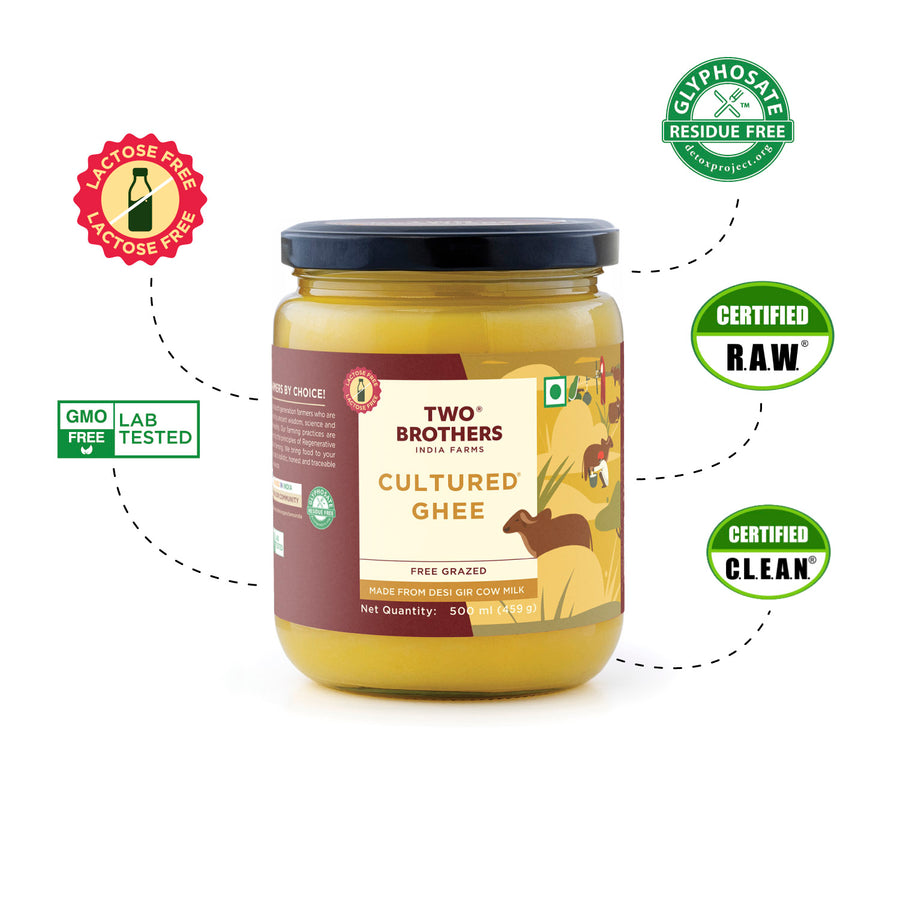 Desi Gir Cow Cultured Ghee