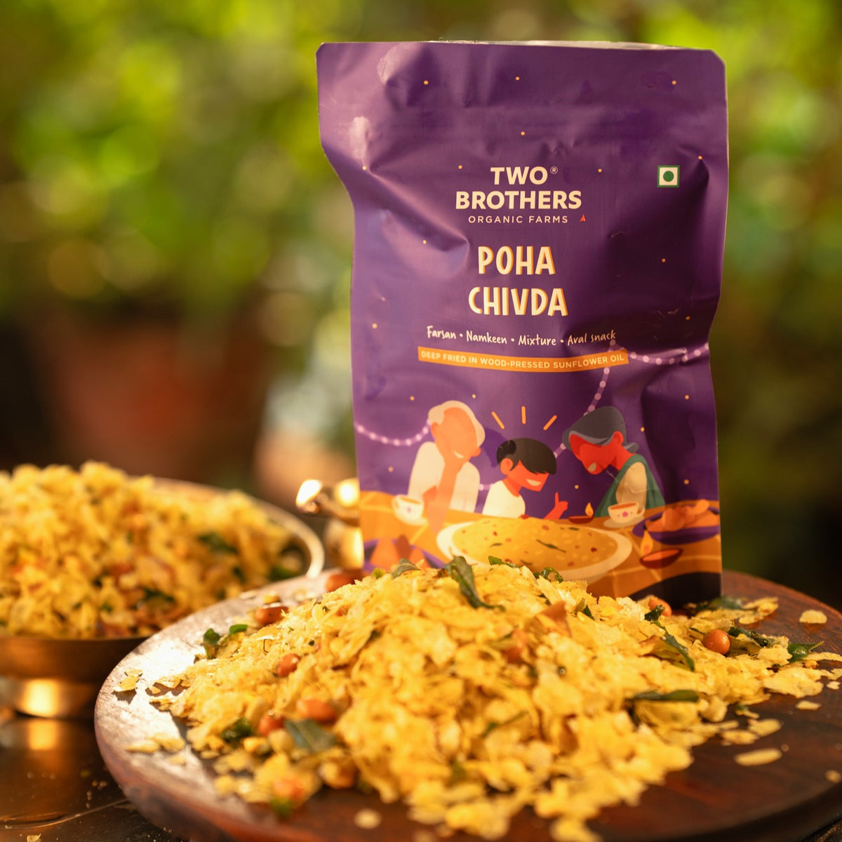 Poha Chivda(Patal) | Deep fried in cold-pressed Sunflower Oil
