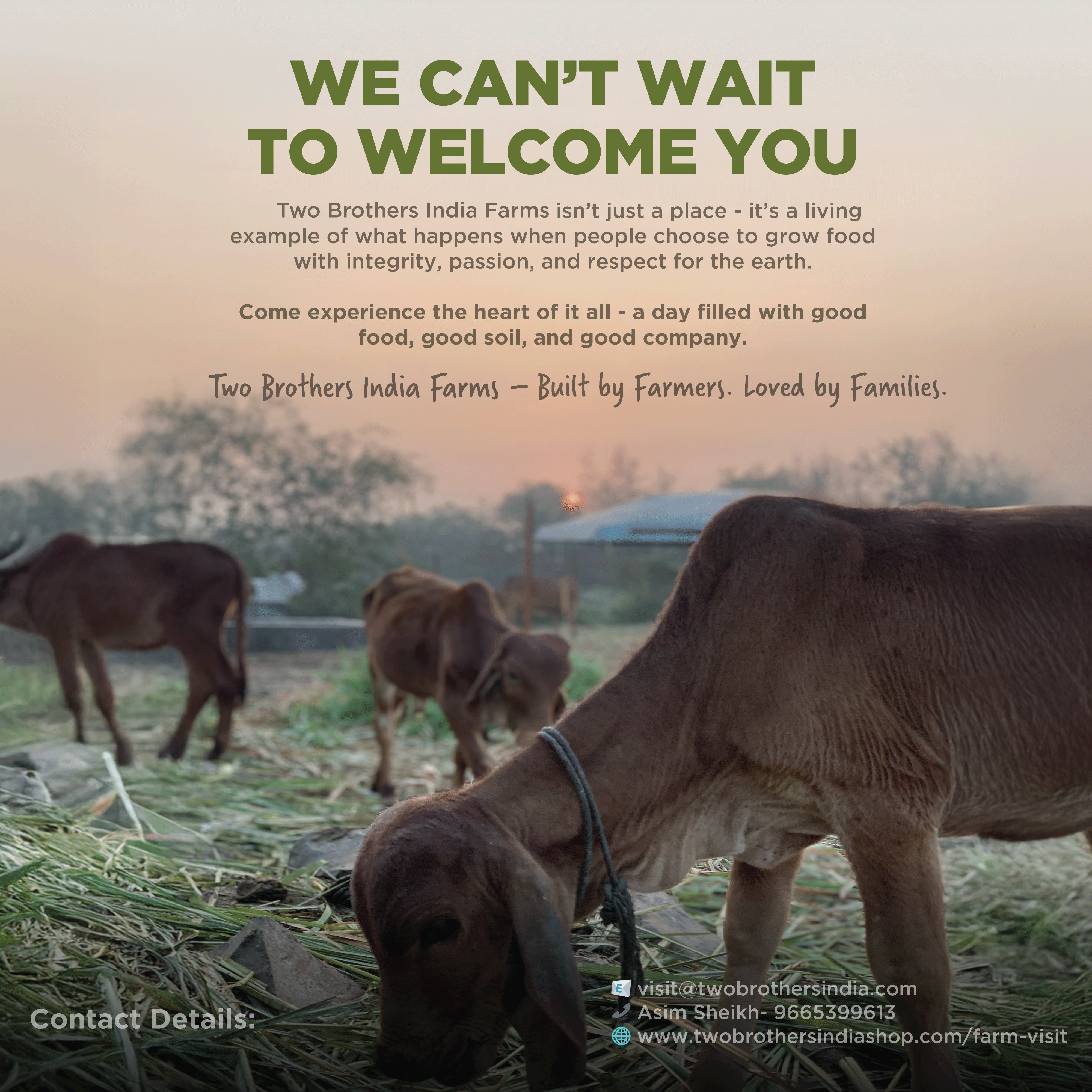 Visit your farm - where all the goodness comes from