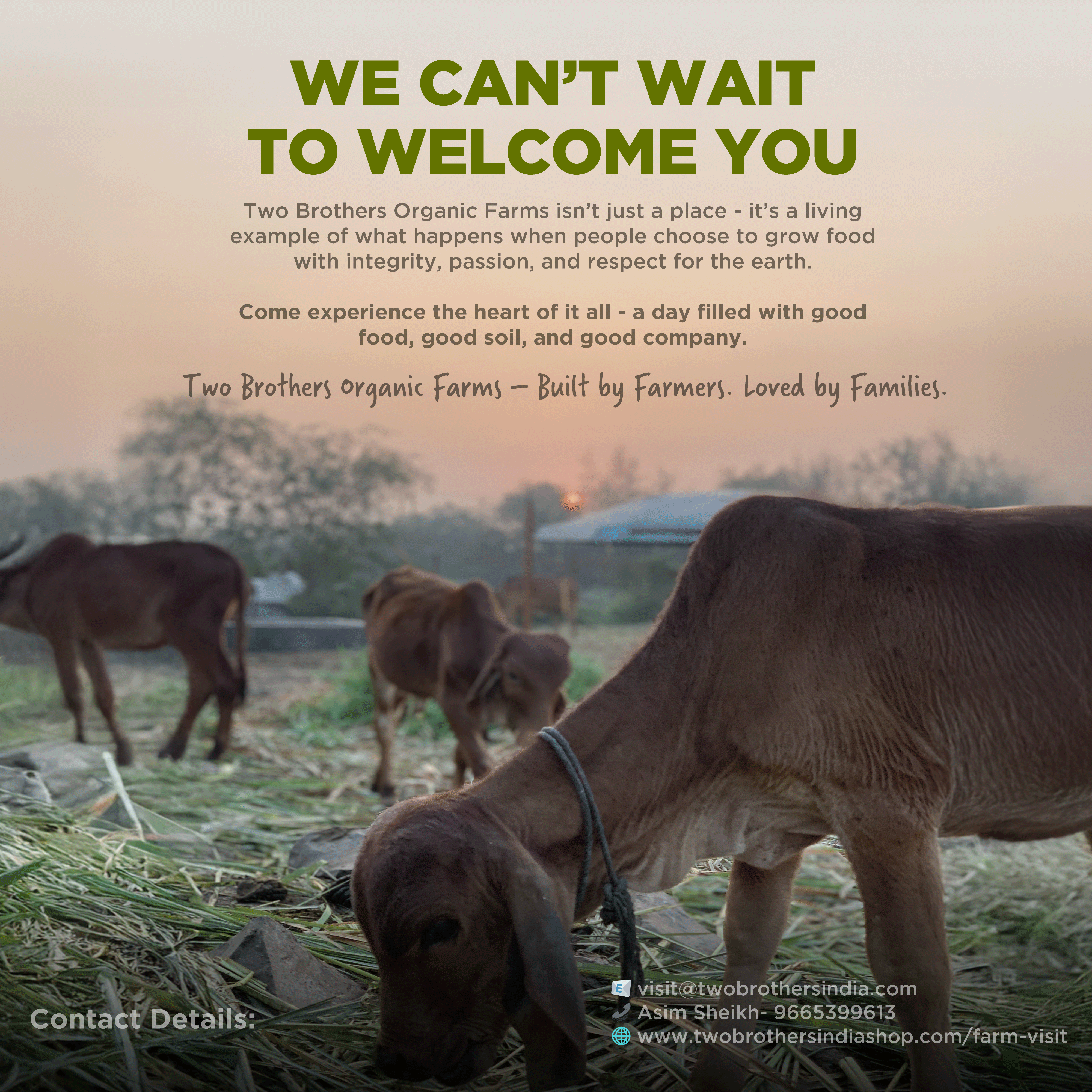 Visit your farm - where all the goodness comes from