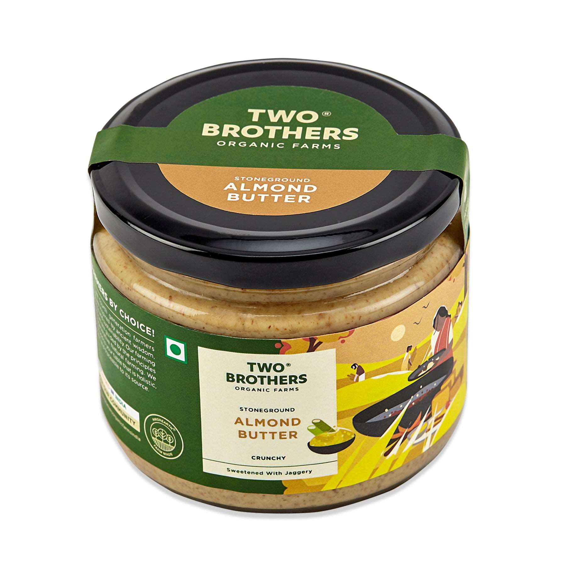 Crunchy and creamy almond butter by TBOF