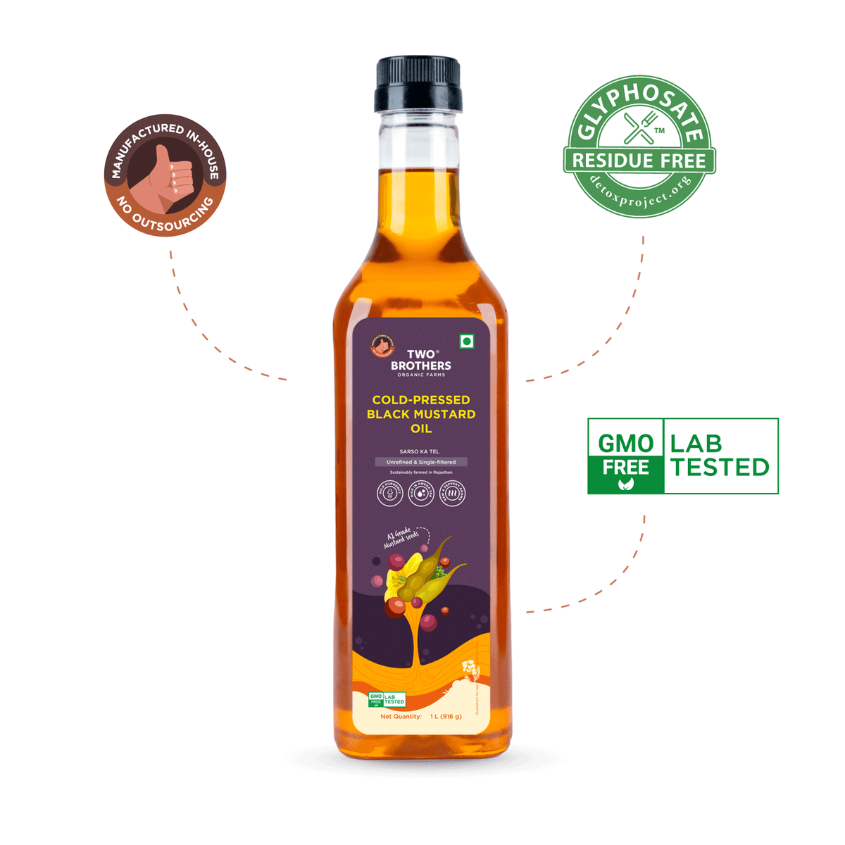Black Mustard Oil I Cold-Pressed