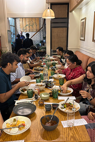 Community Dinner at Green Mantis