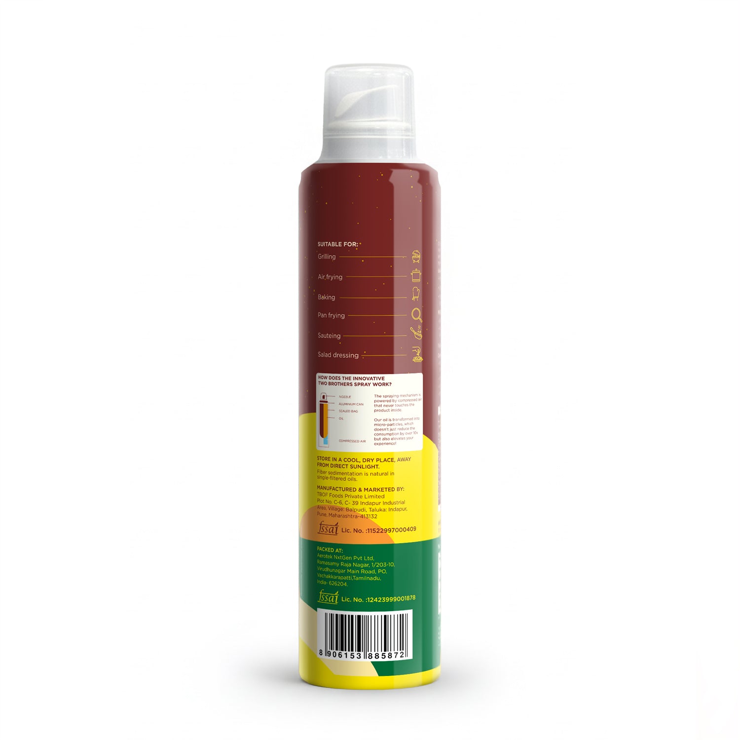 Cold-Pressed Groundnut Oil Spray