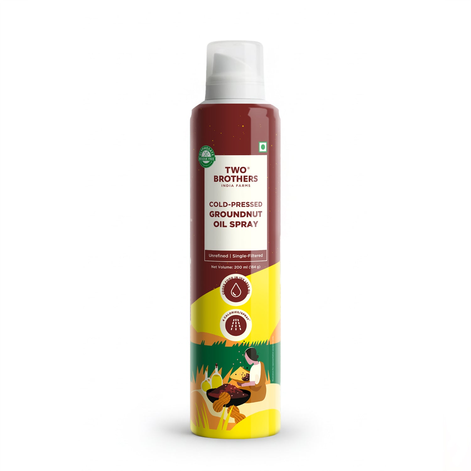 Cold-Pressed Groundnut Oil Spray
