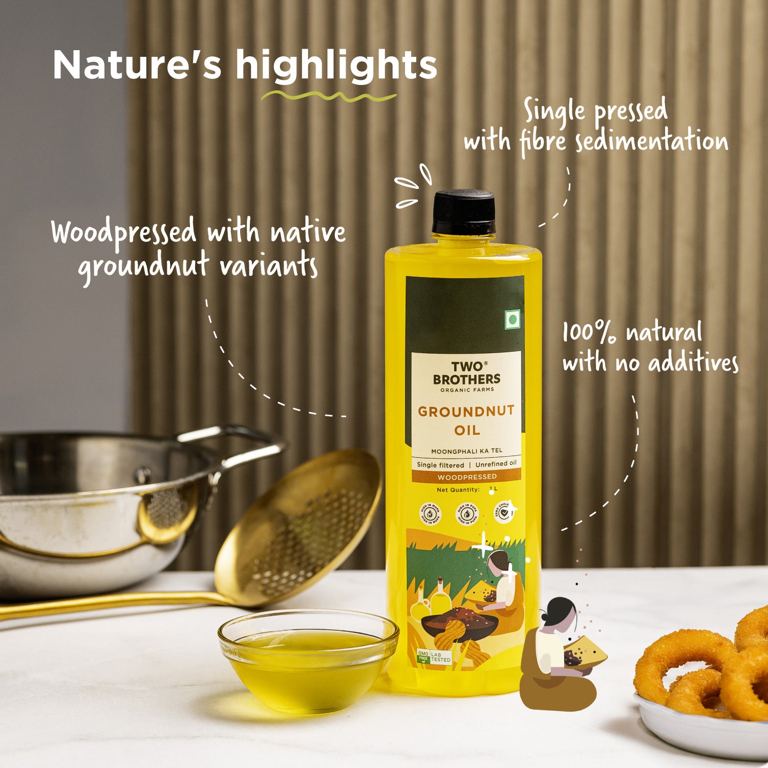 Buy online Groundnut Oil, Nature's highlights
