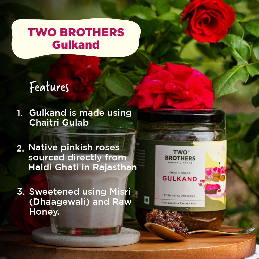 Shop Gulkand online by Two Brothers Organic Farms