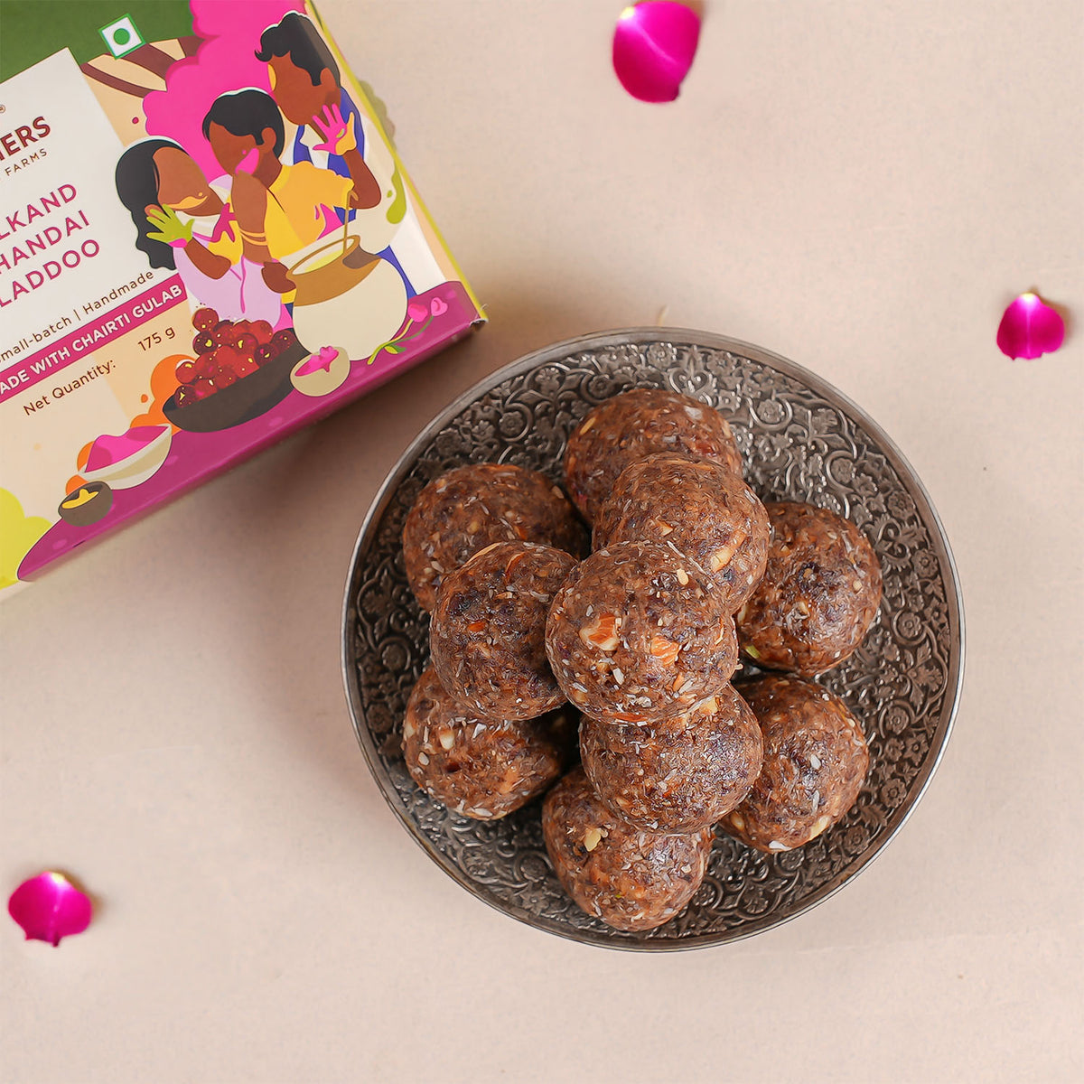 Buy Two Brothers India's Gulkand Thandai Laddoo