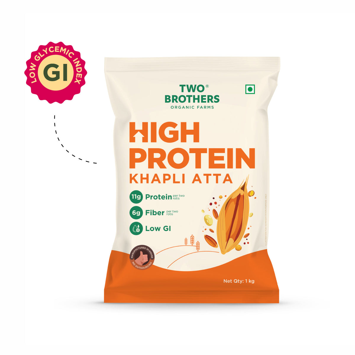 High Protein Khapli Atta