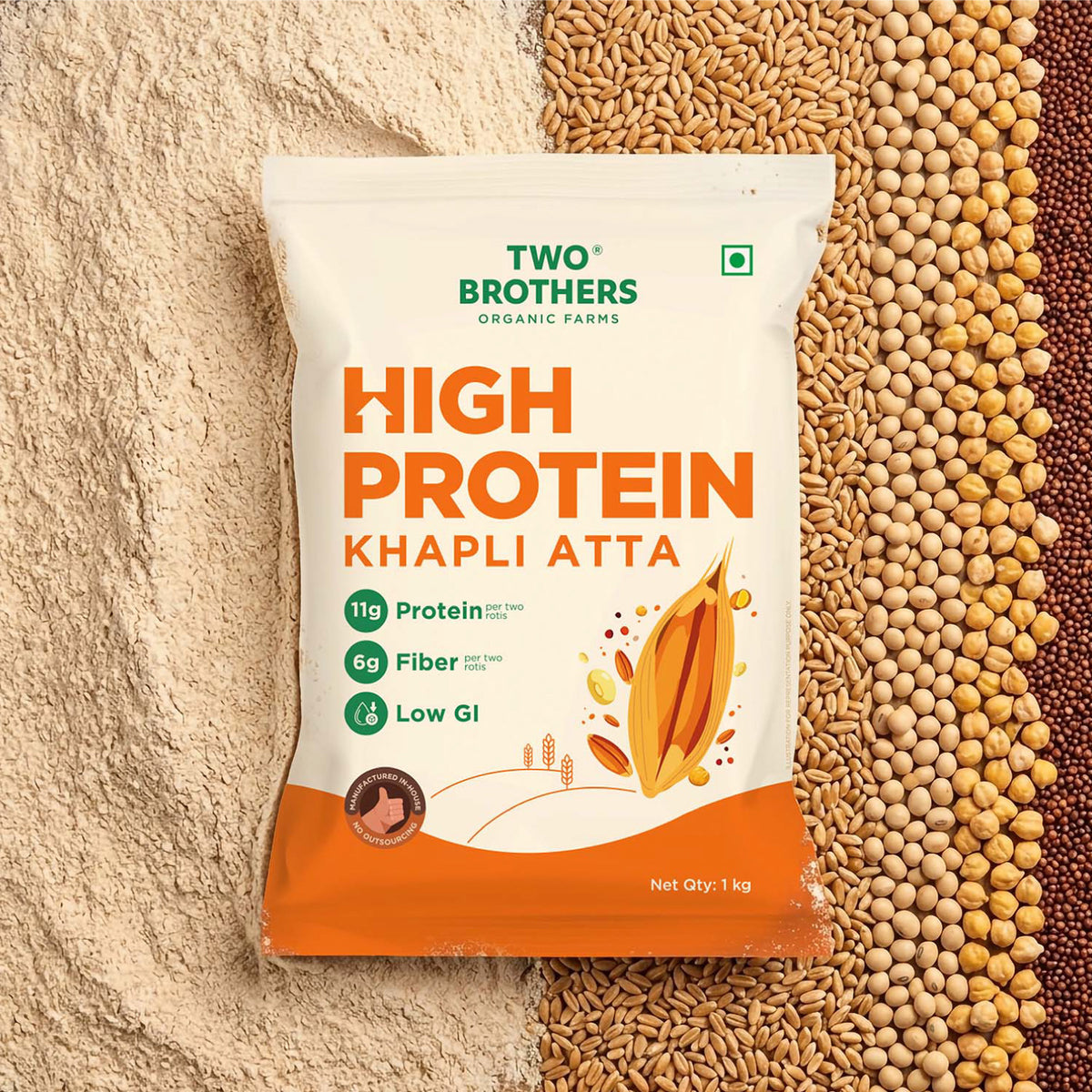 High Protein Khapli Atta
