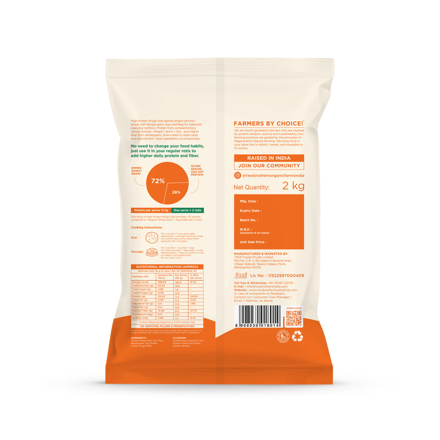 High Protein Khapli Atta