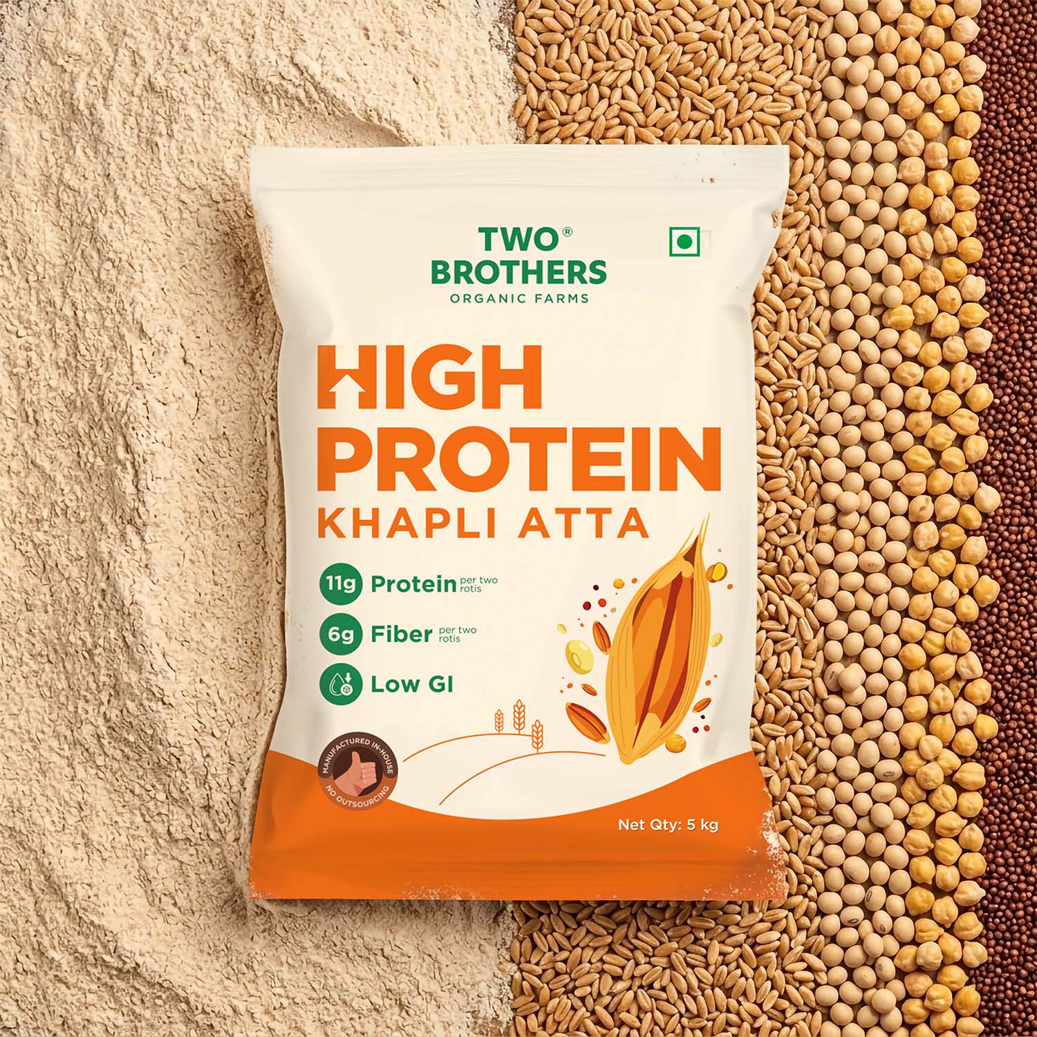 High Protein Khapli Atta