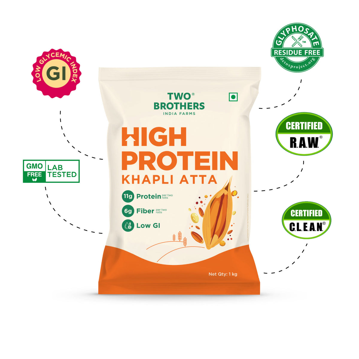 High Protein Khapli Atta
