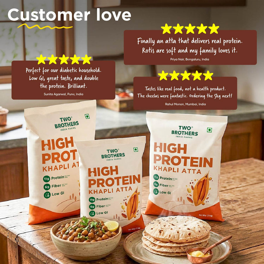 High Protein Khapli Atta