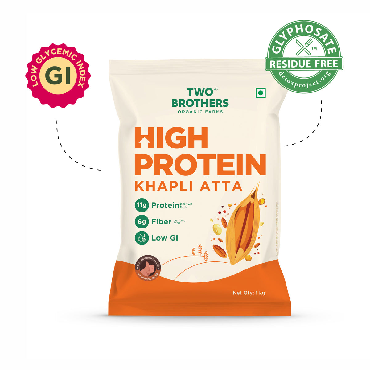 High Protein Khapli Atta