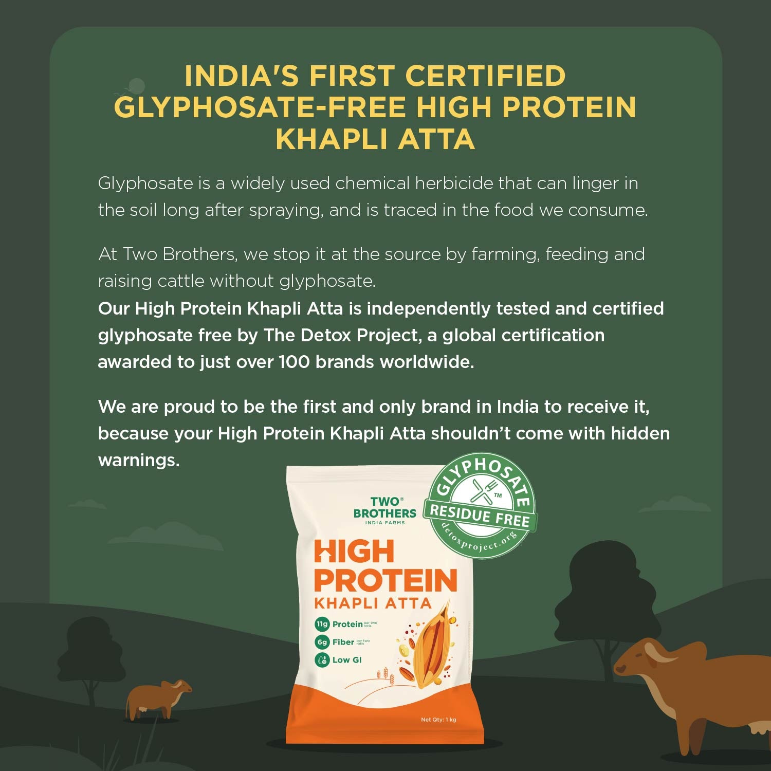 High Protein Khapli Atta