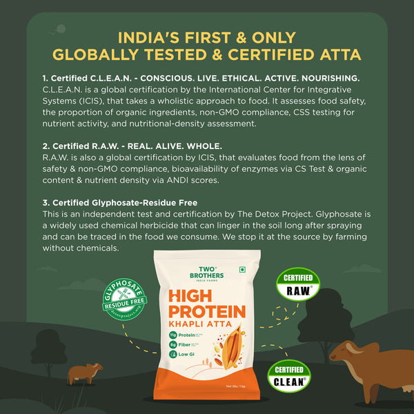 High Protein Khapli Atta