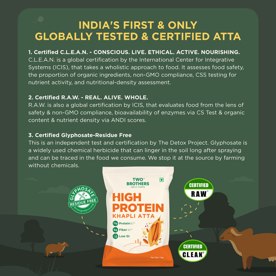 High Protein Khapli Atta