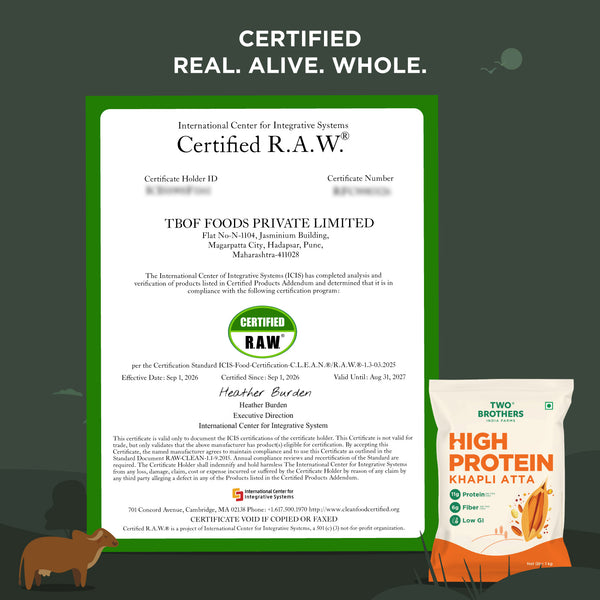 High Protein Khapli Atta