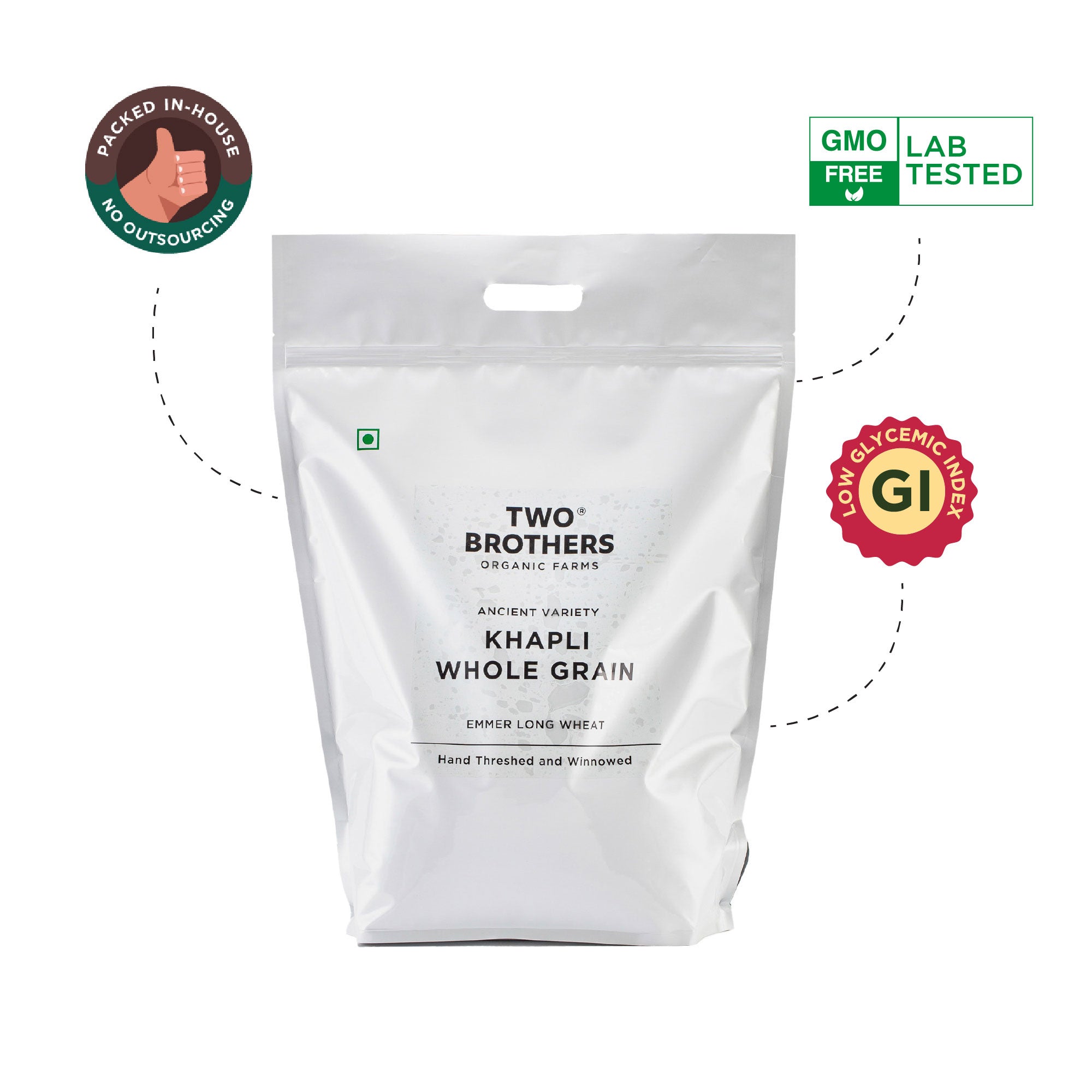 Khapli Wheat Grains (Emmer Wheat Grain) - 5kg