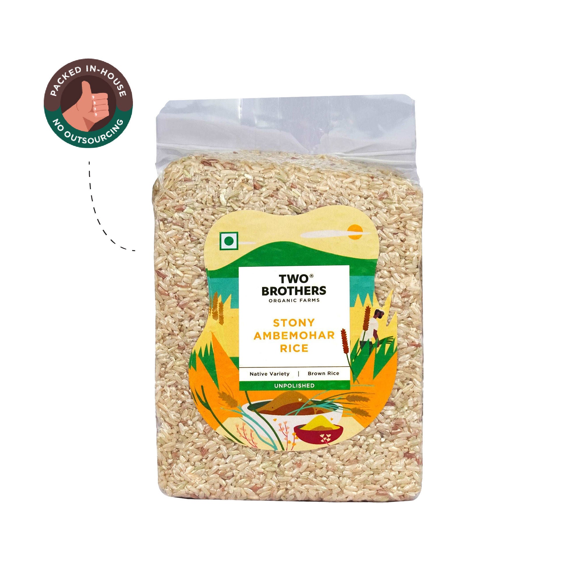 Stony Ambemohar Rice, Unpolished