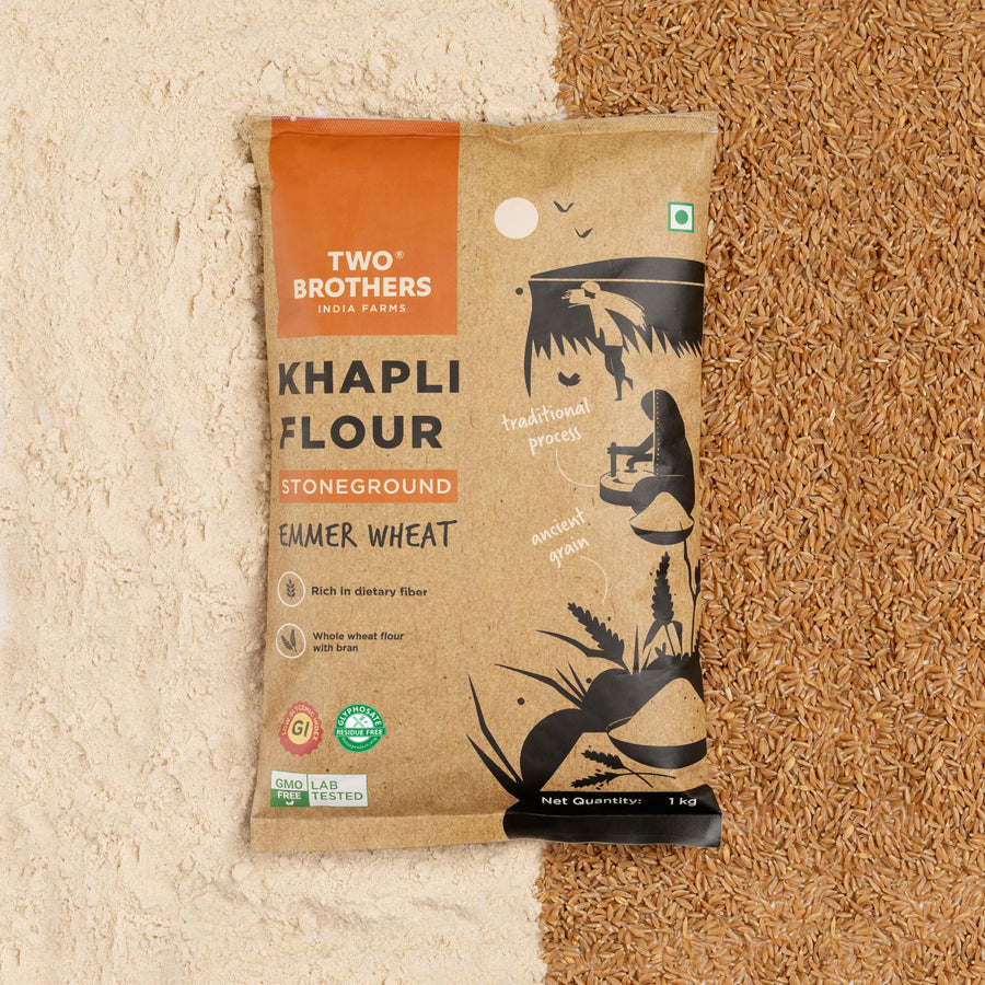 Khapli Wheat Atta (Emmer Wheat Flour)
