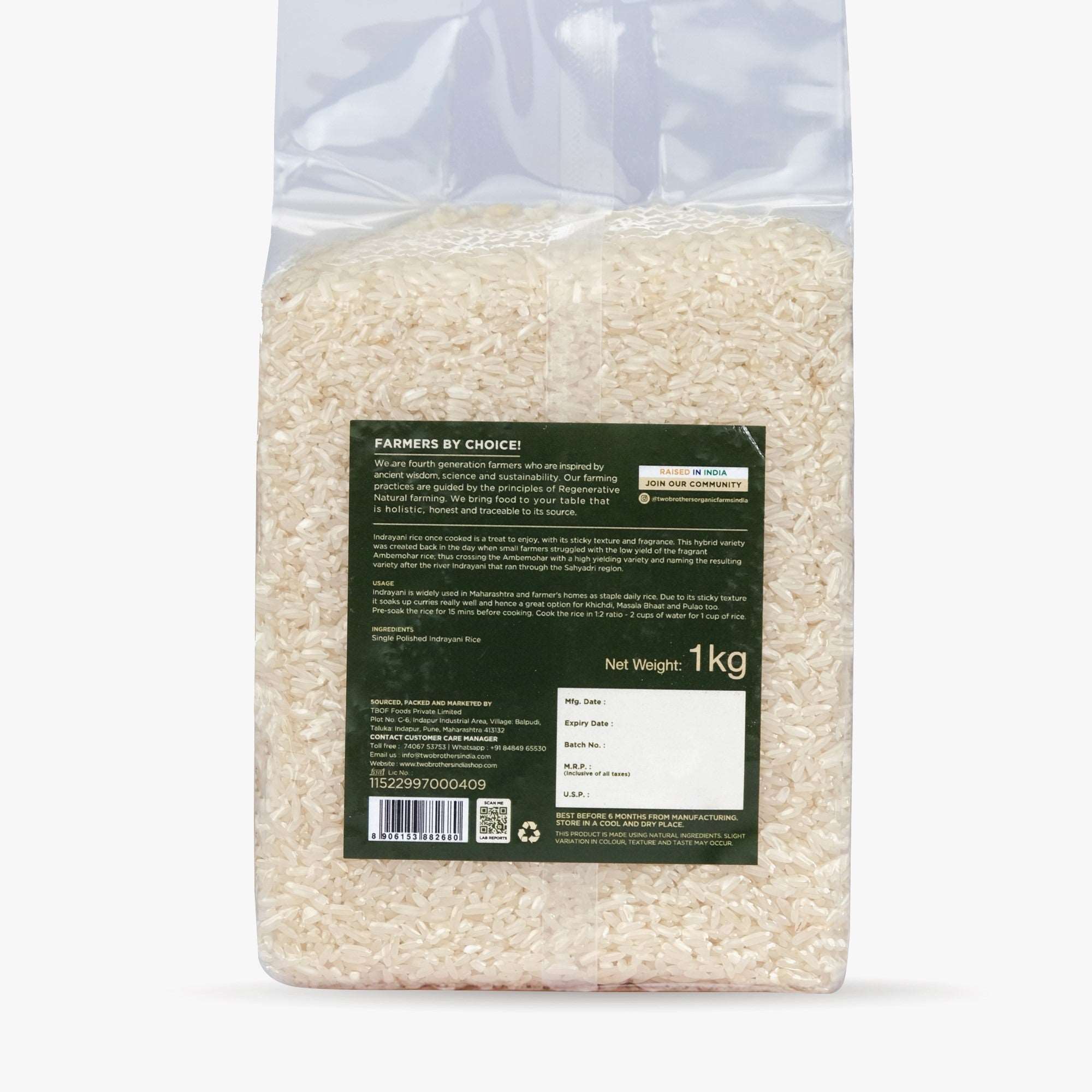 Indrayani Rice (Single Polished)