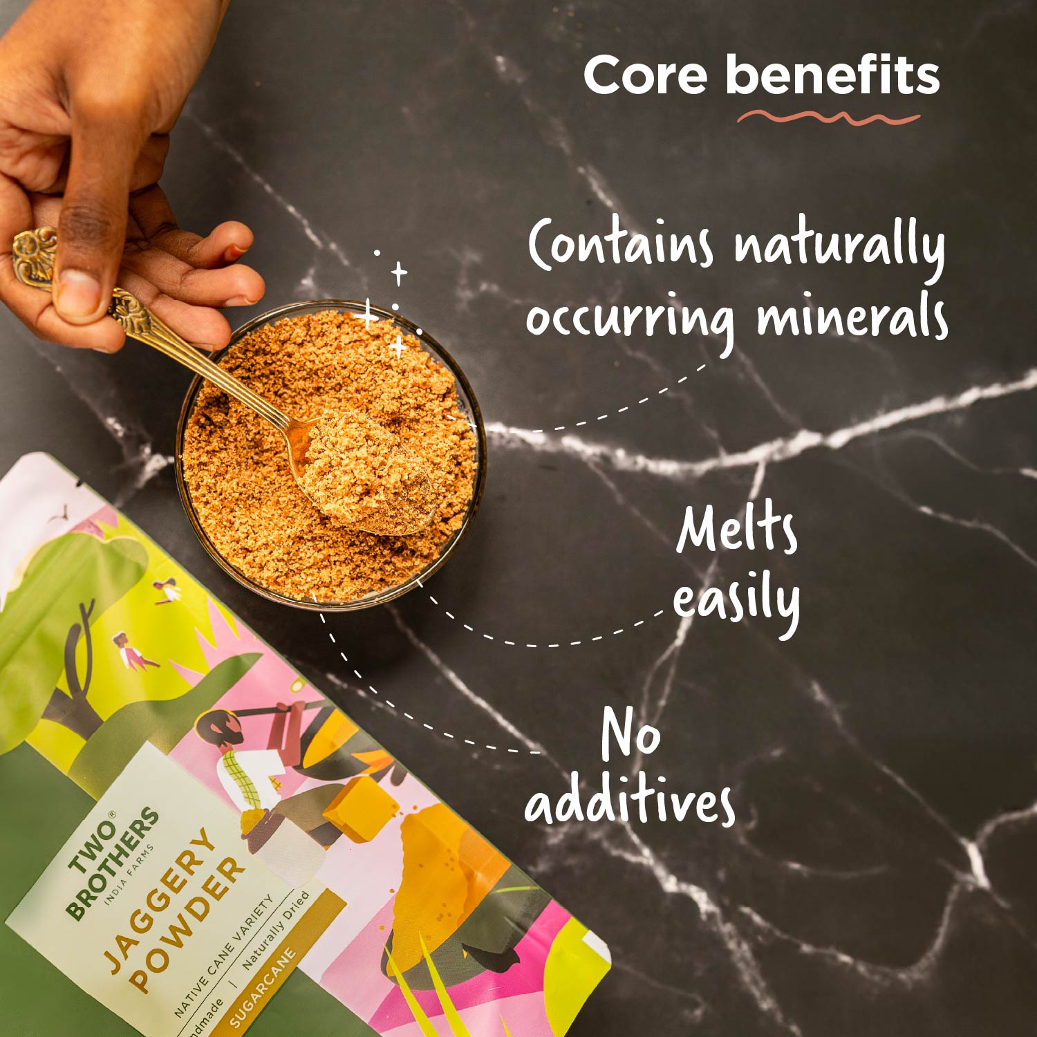 Sugarcane Jaggery, Crushed Granular