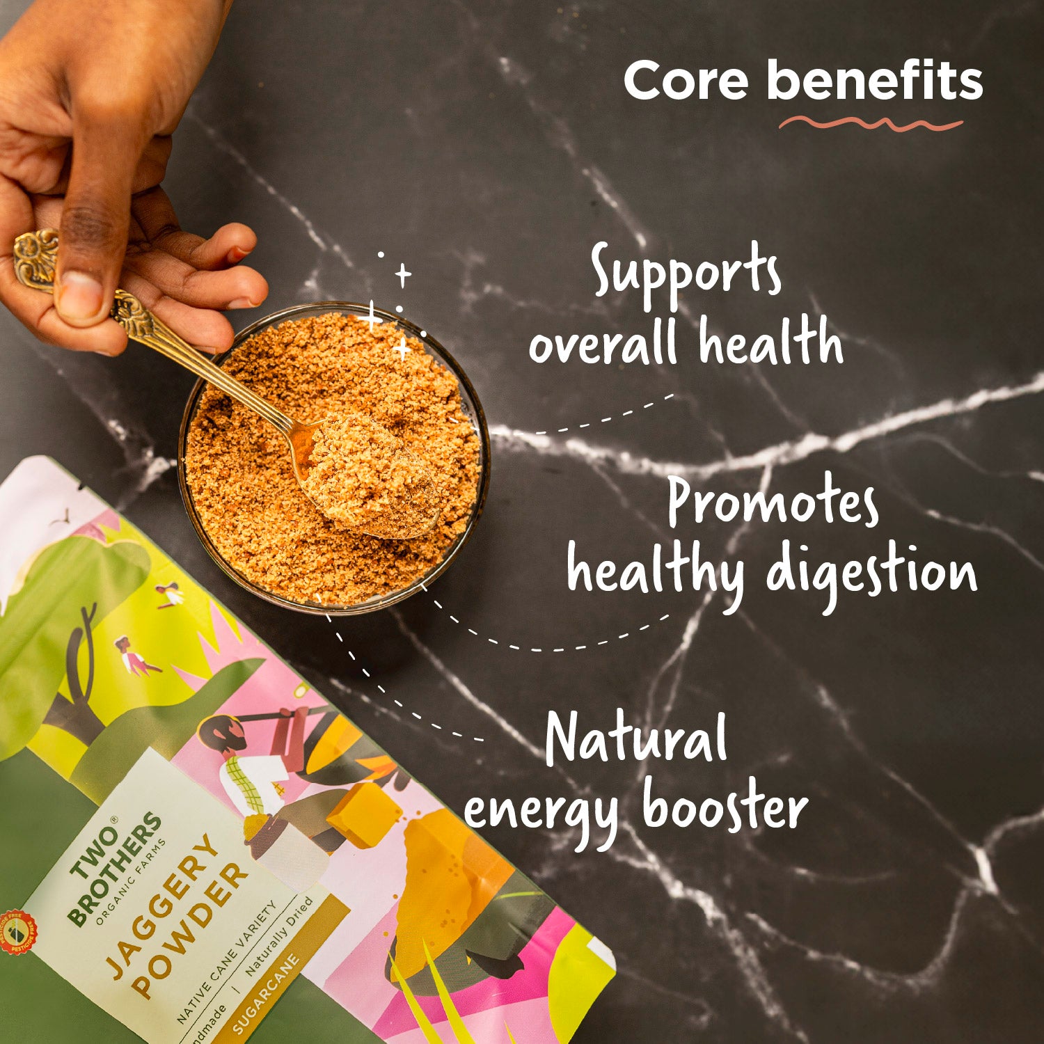 Free Jaggery Powder(2kg) with High Protein Khapli Atta (10kg)