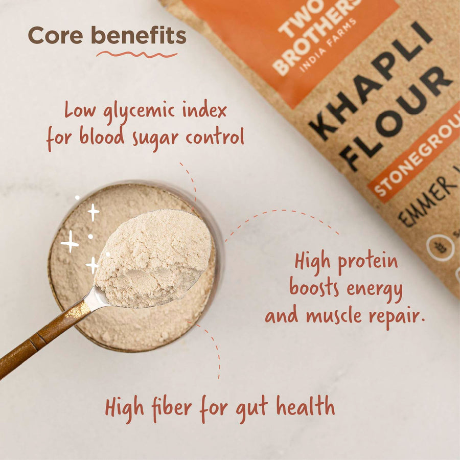 Khapli Wheat Atta (Emmer Wheat Flour)
