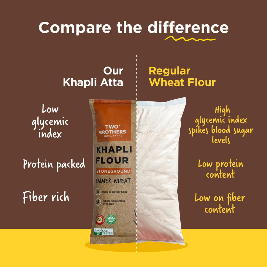Khapli Wheat Atta (Emmer Wheat Flour)
