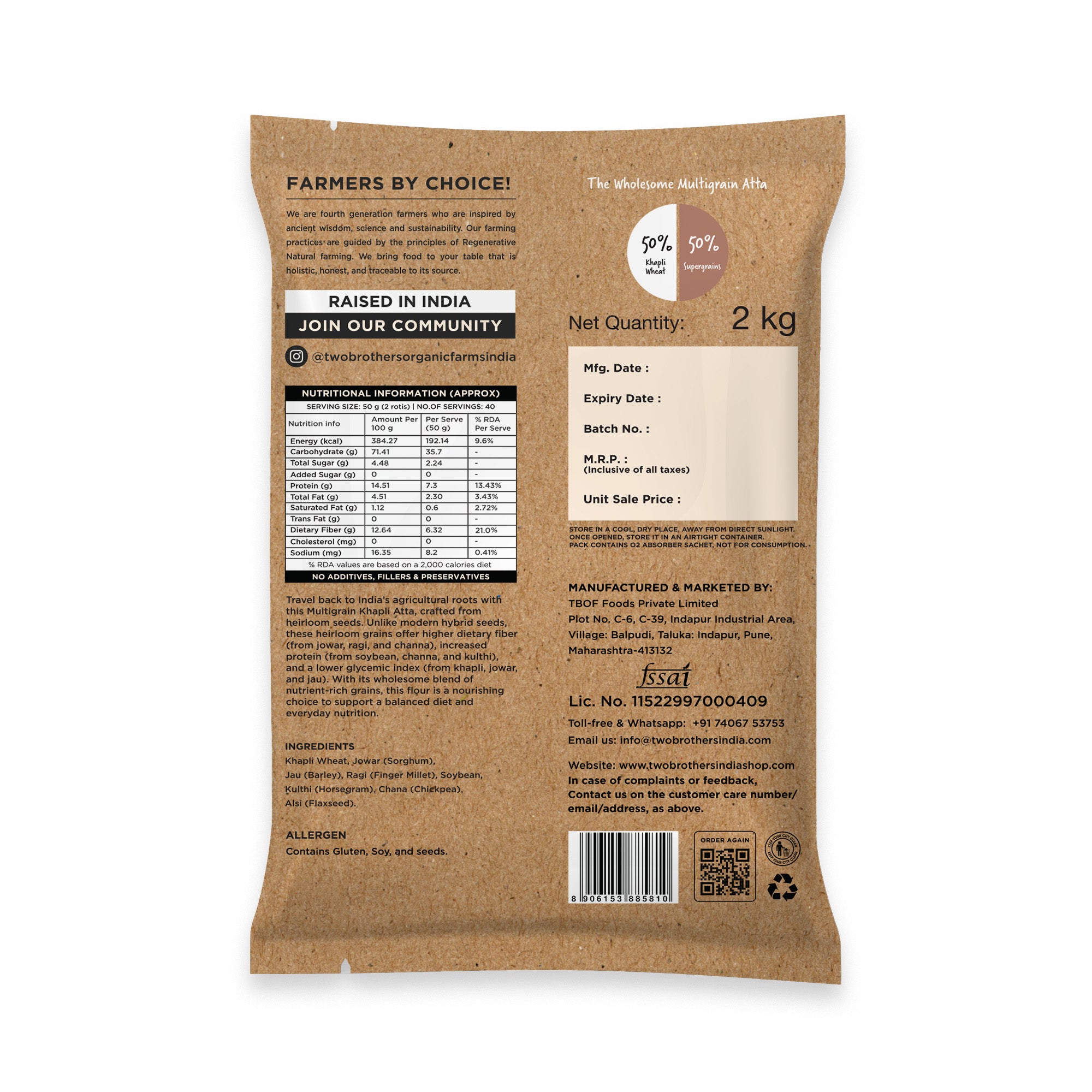 Khapli Multigrain Atta