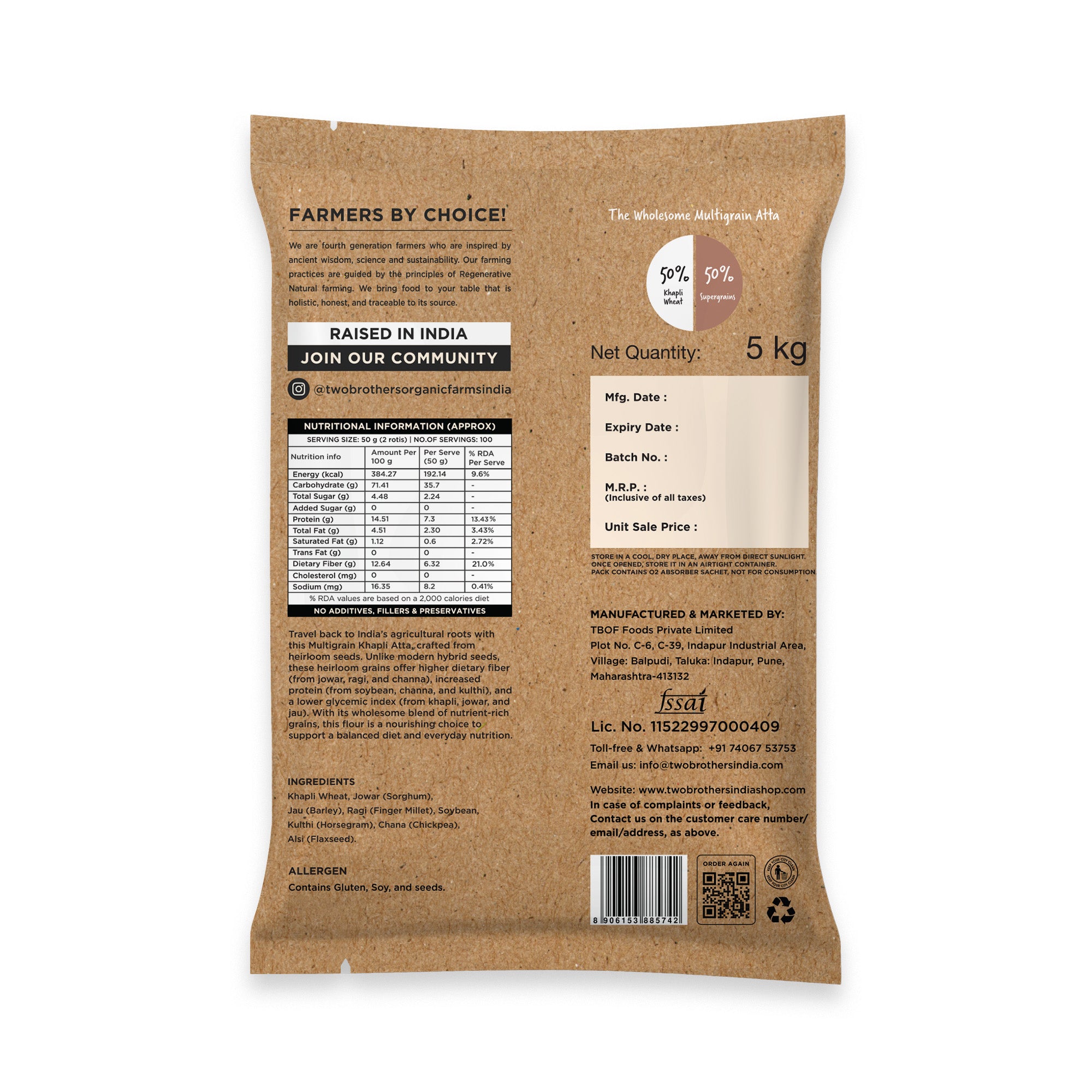 Khapli Multigrain Atta
