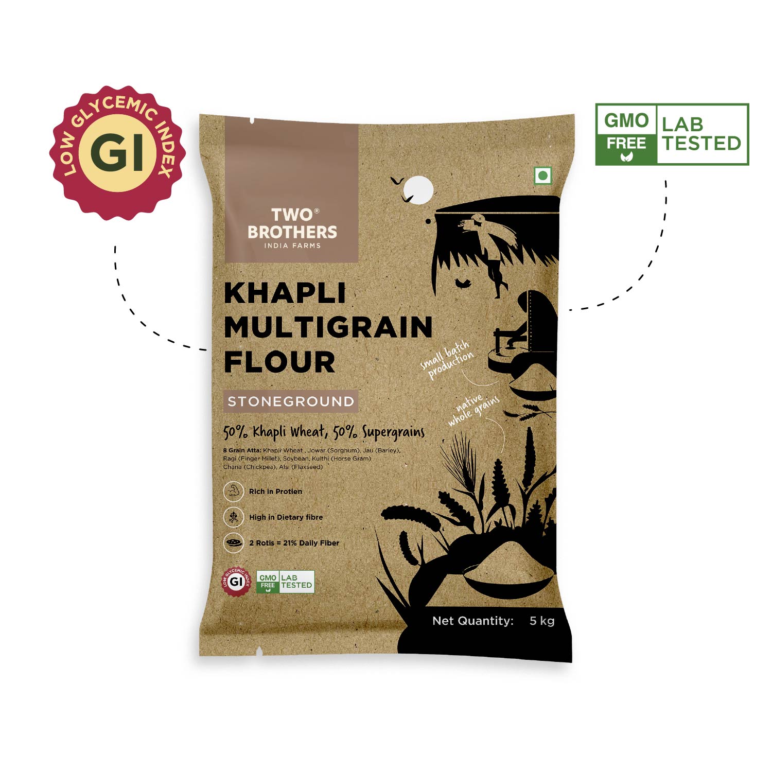 Khapli Multigrain Atta