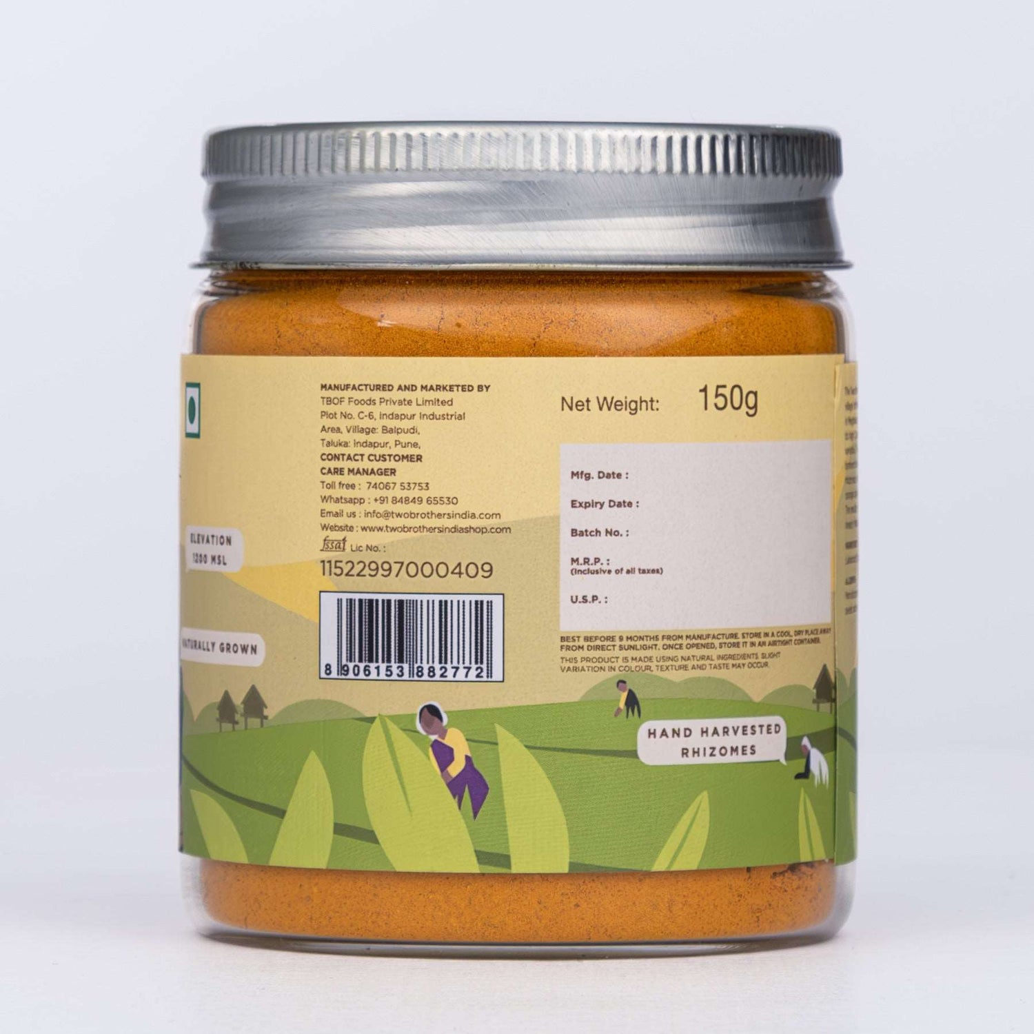 Buy Lakadong Turmeric Powder Online 150g