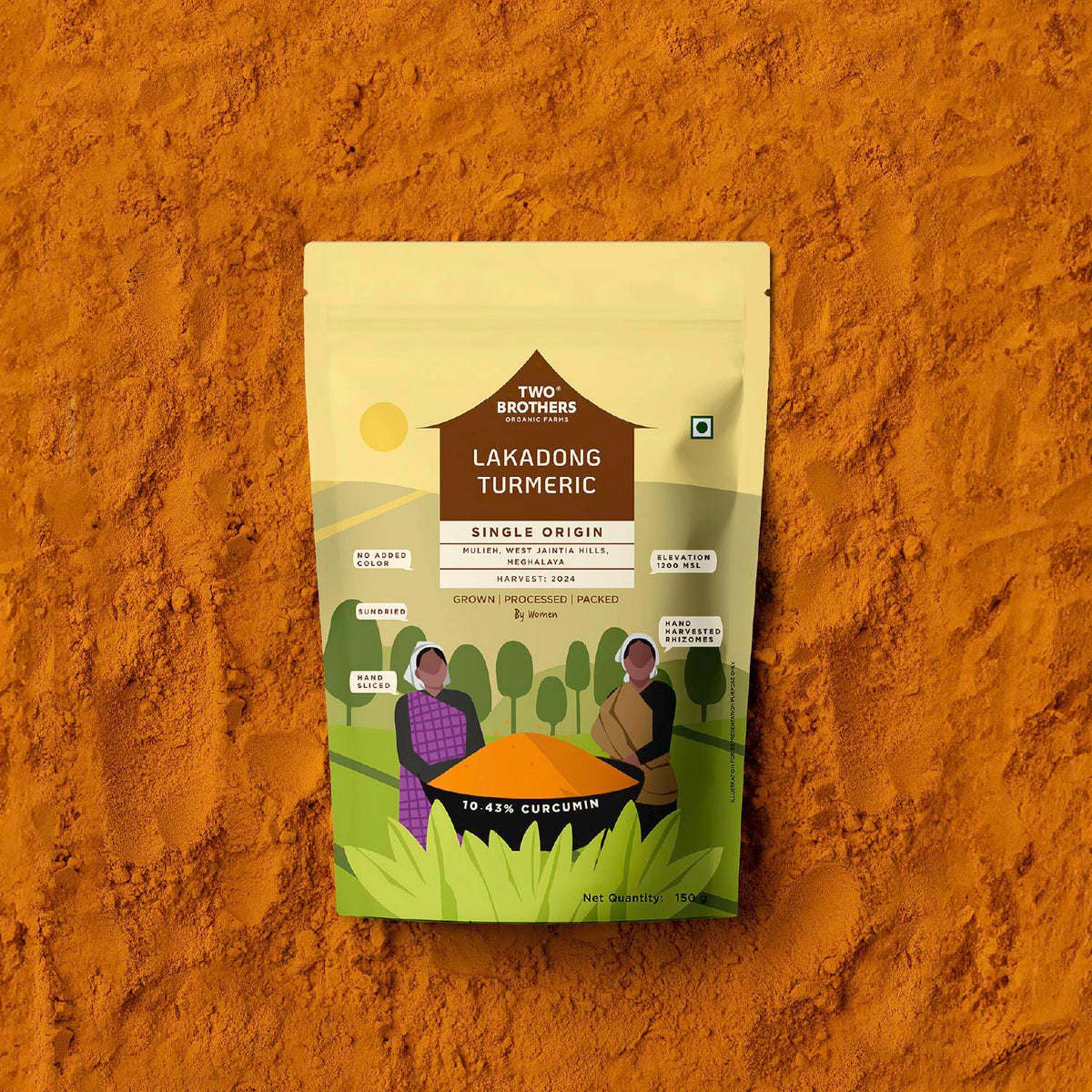 Single Origin Lakadong Turmeric Powder 150g