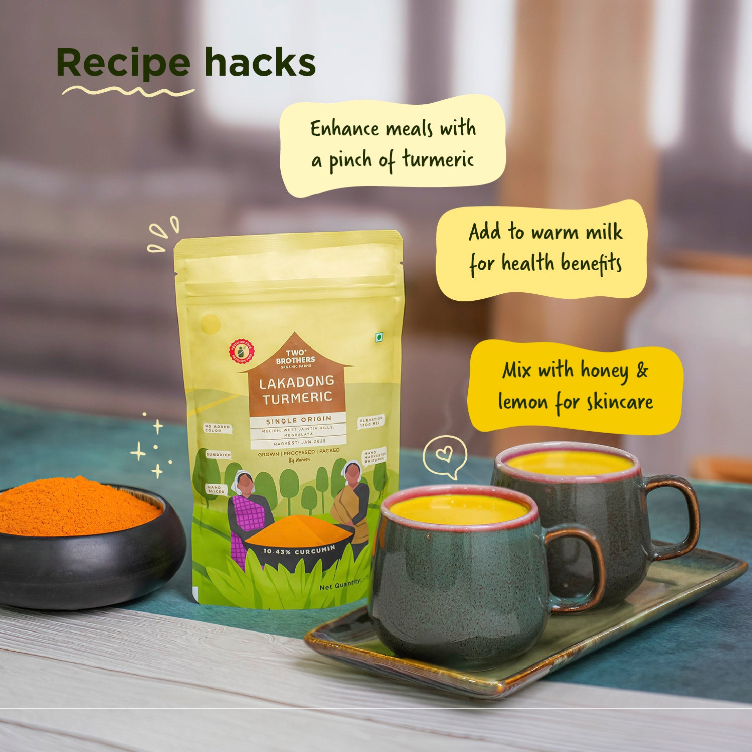 Single Origin Lakadong Turmeric Powder 150g