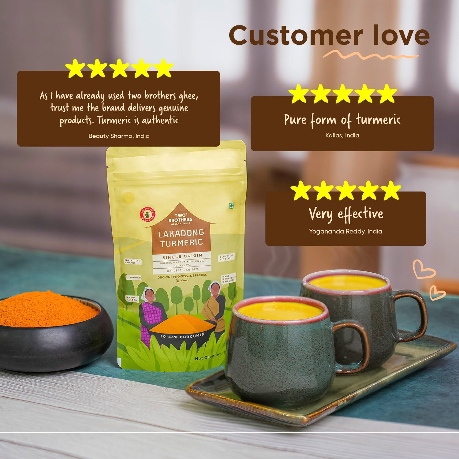 Single Origin Lakadong Turmeric Powder 150g