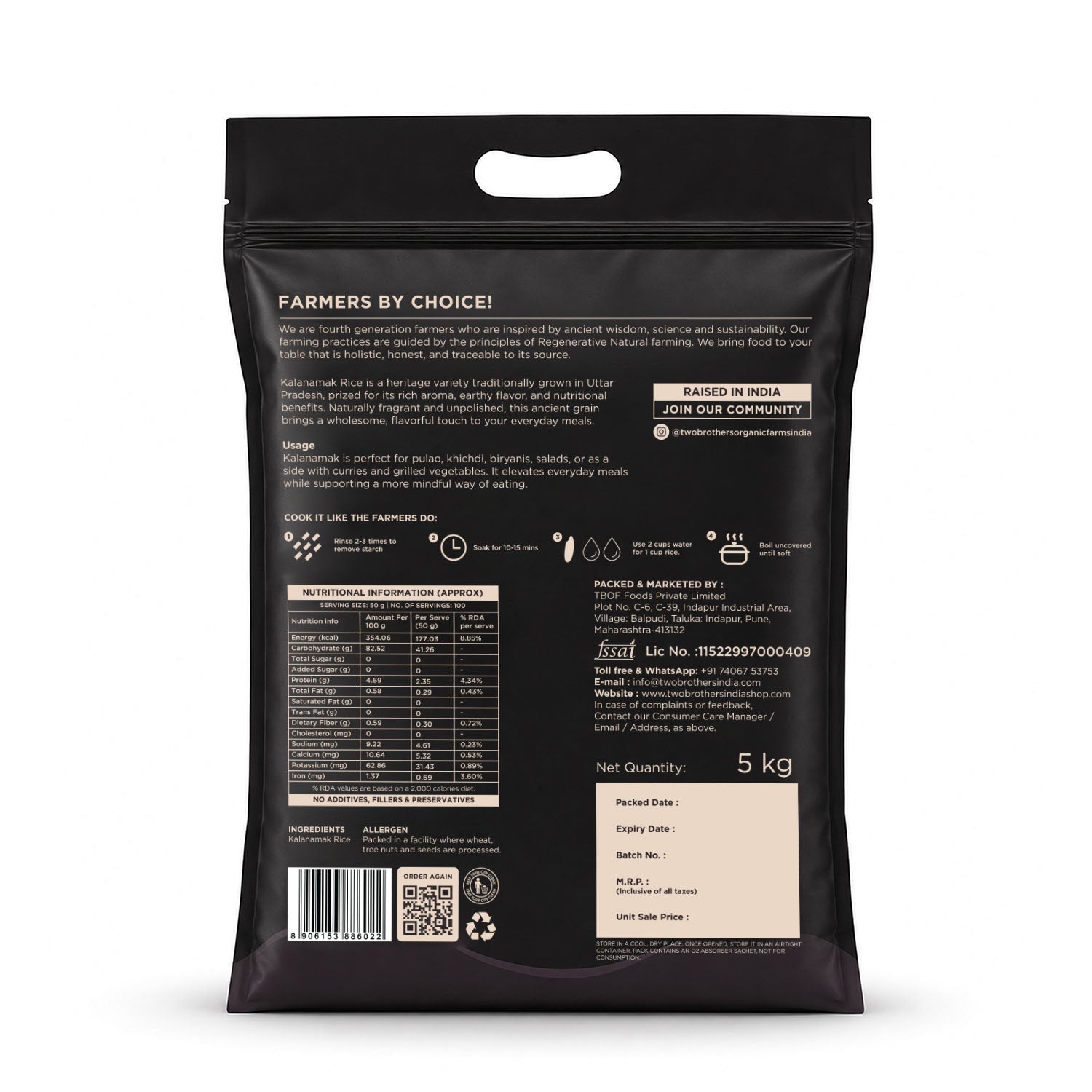 Low GI Rice | Kalanamak Variety