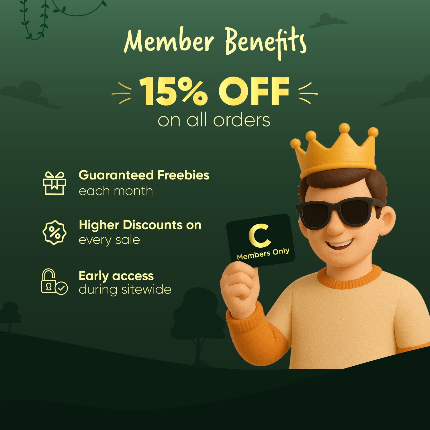 GET MEMBERSHIP FOR 6 months
