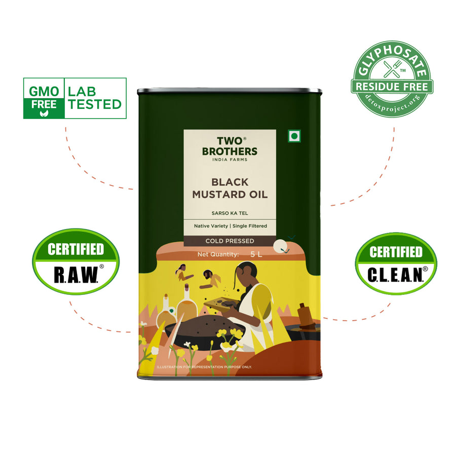 Black Mustard Oil I Cold-Pressed - Big Variants