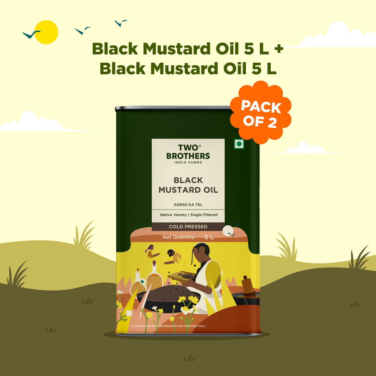 Black Mustard Oil I Cold-Pressed