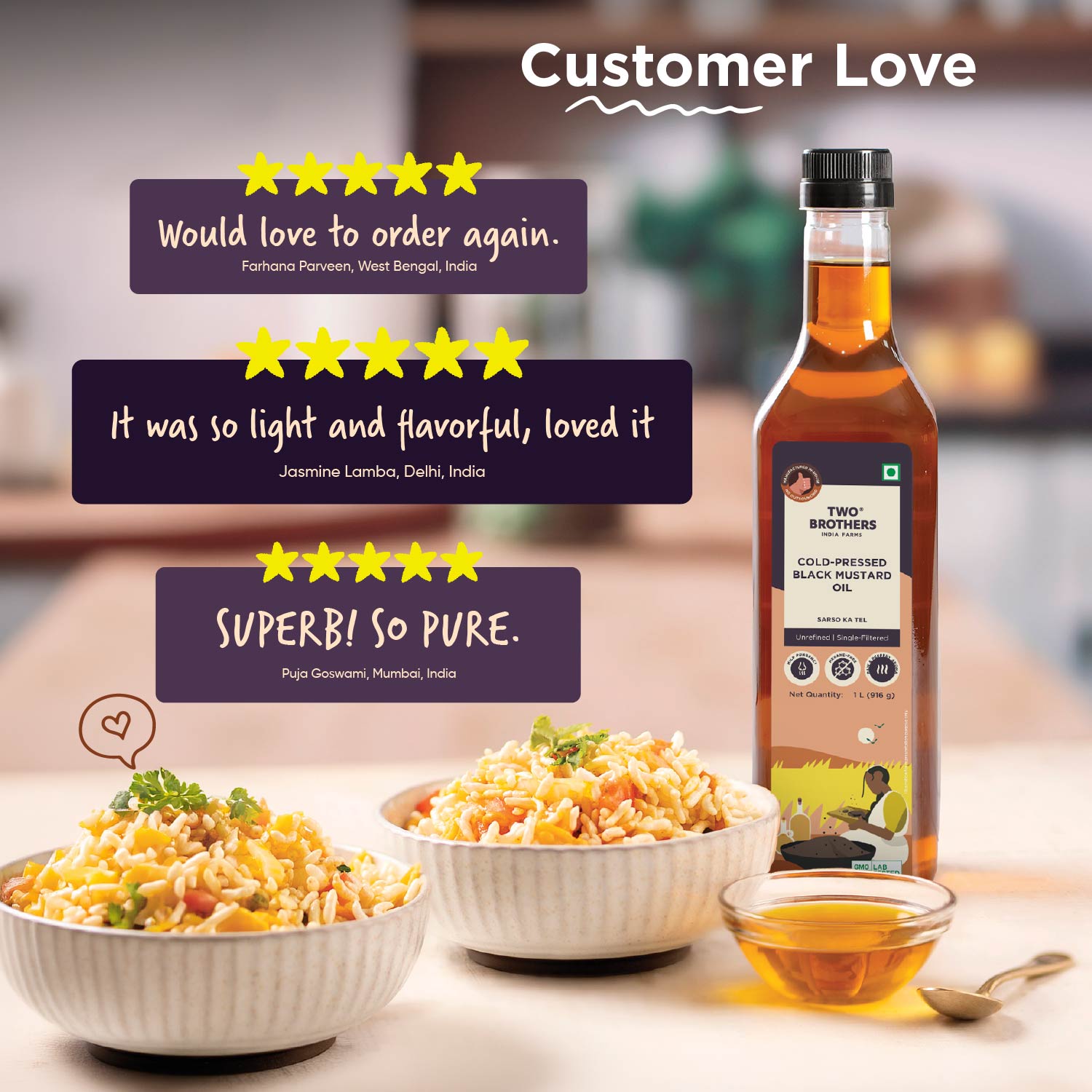 Black Mustard Oil I Cold-Pressed