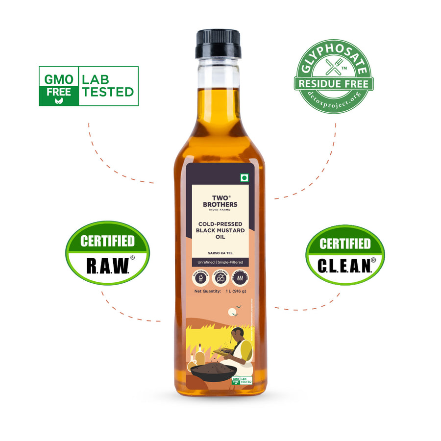 Black Mustard Oil I Cold-Pressed - Big Variants