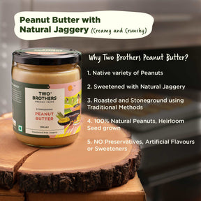 Peanut Butter, Creamy with Jaggery, Stoneground