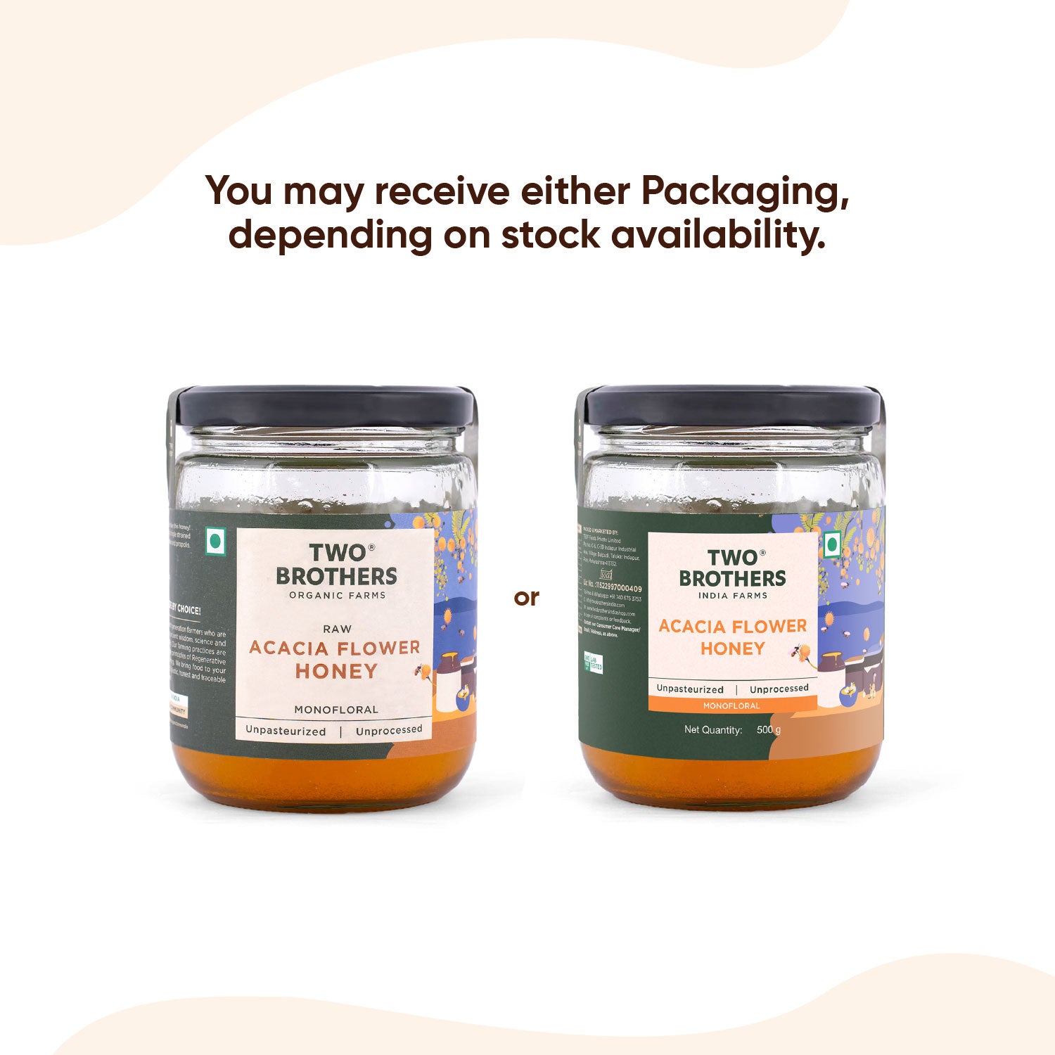 Acacia Honey, Raw Mono-floral Unfiltered