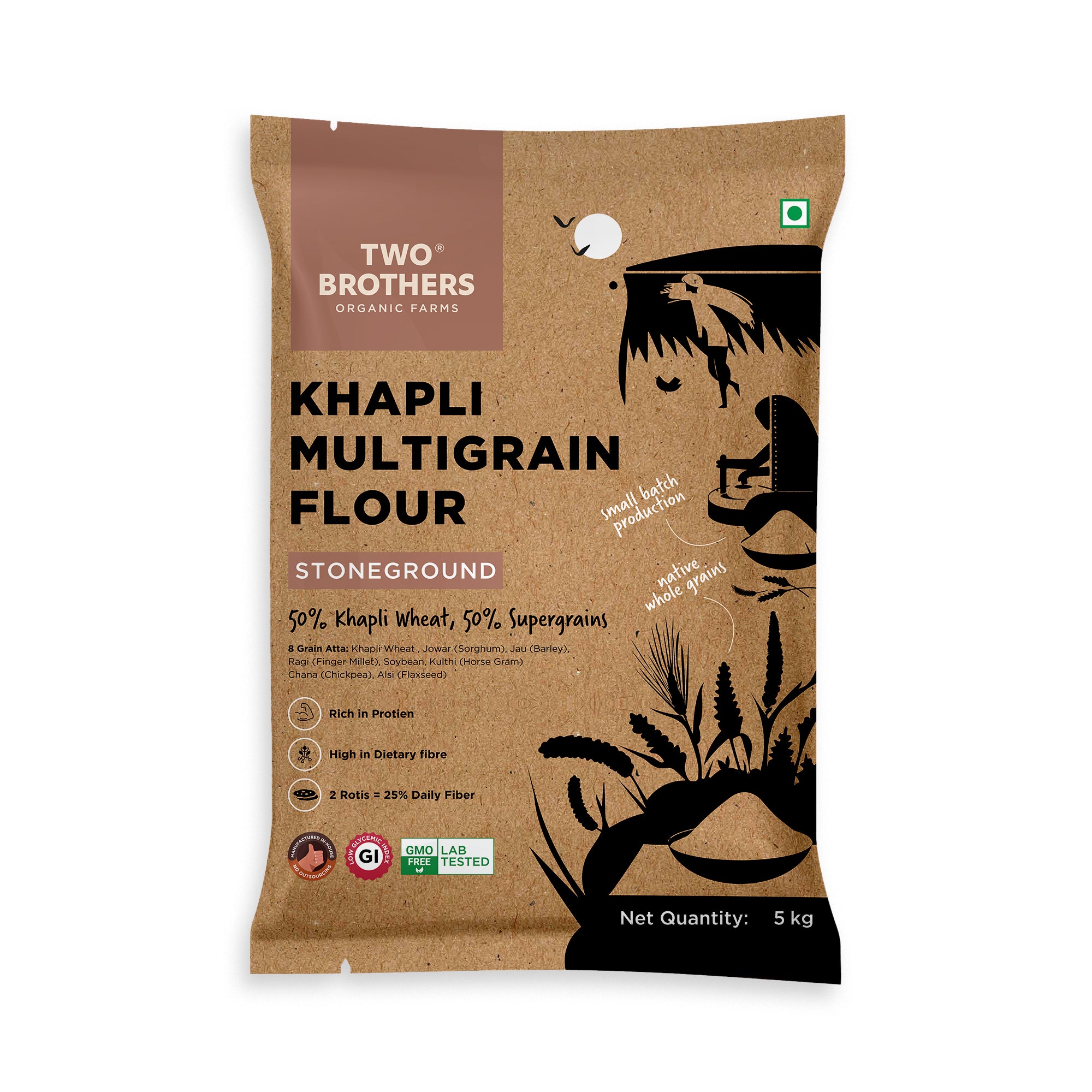 Purchase Khapli Multigrain Flour – Buy Now