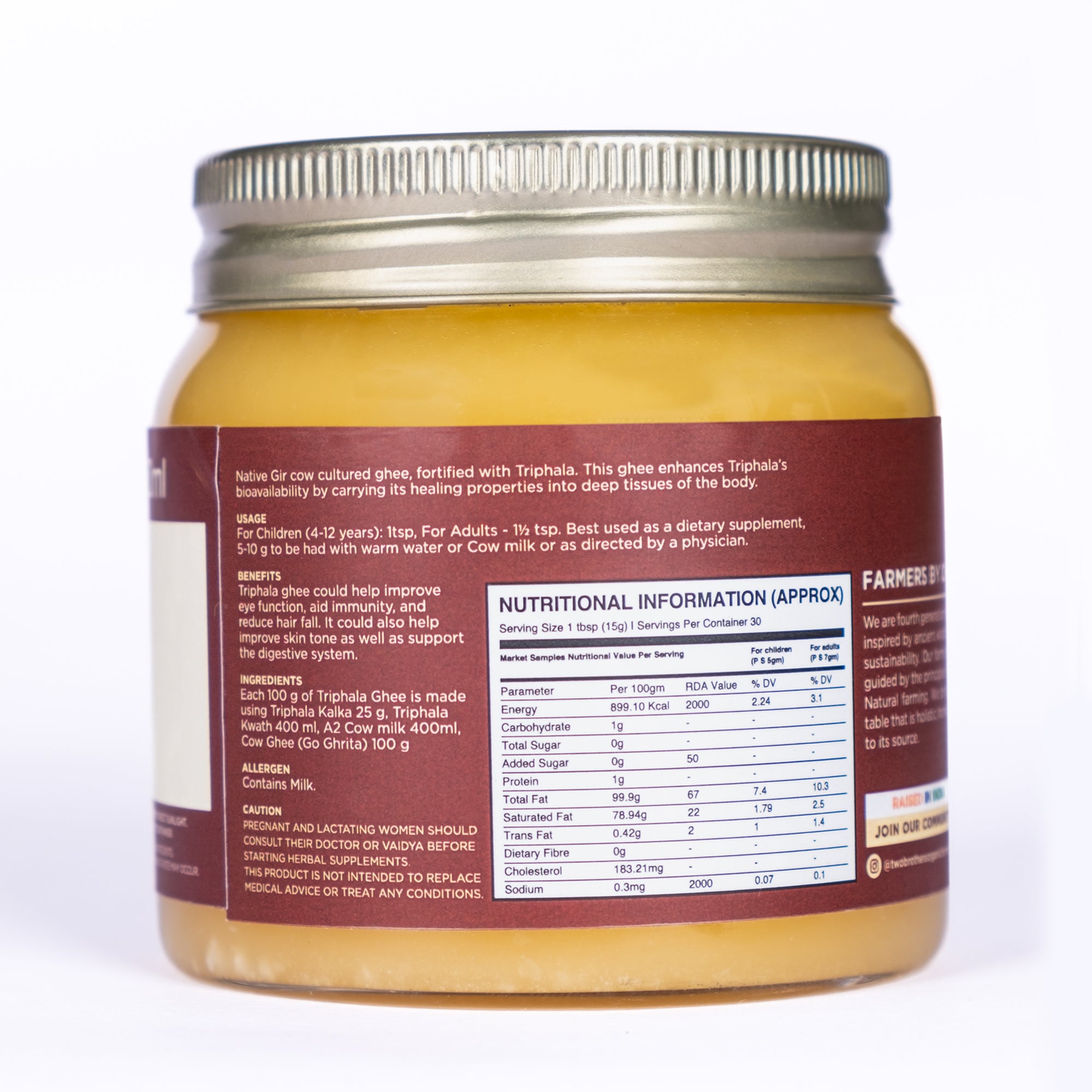 Buy Pure Triphala Ghee Online Shop Now