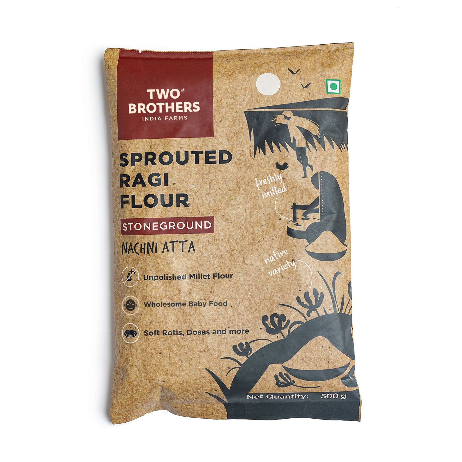 Sprouted Ragi Flour - Nachni Satva 500g